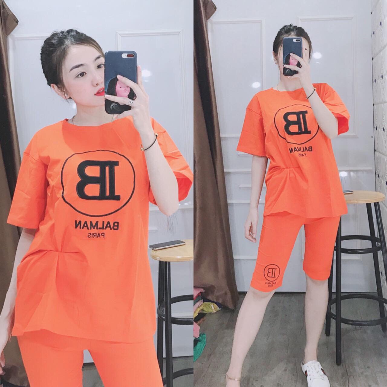 Set bộ đùi mặc nhà thun cotton 4 chiều - họa tiết siêu dễ thương / Có size 70KG