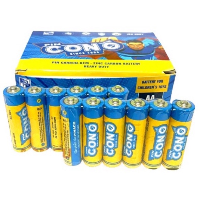 Pin Con Ó Pinaco, Pin AA, Pin AAA, Pin Tiểu, Pin Đũa 1.5V, Pin 2A