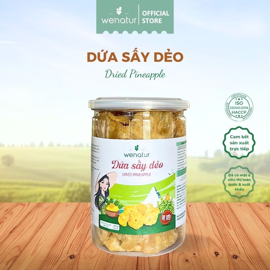 We'Natur Pure Dried Pineapple 270g