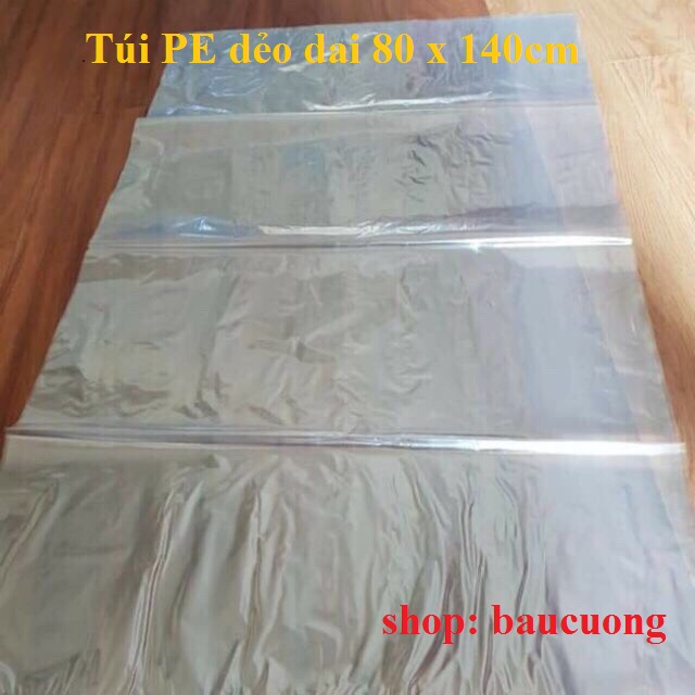 1kg Túi nilon dày dẻo, đựng chăn đệm, lót bao tải (kt 60x90cm hoặc 80x140cm)