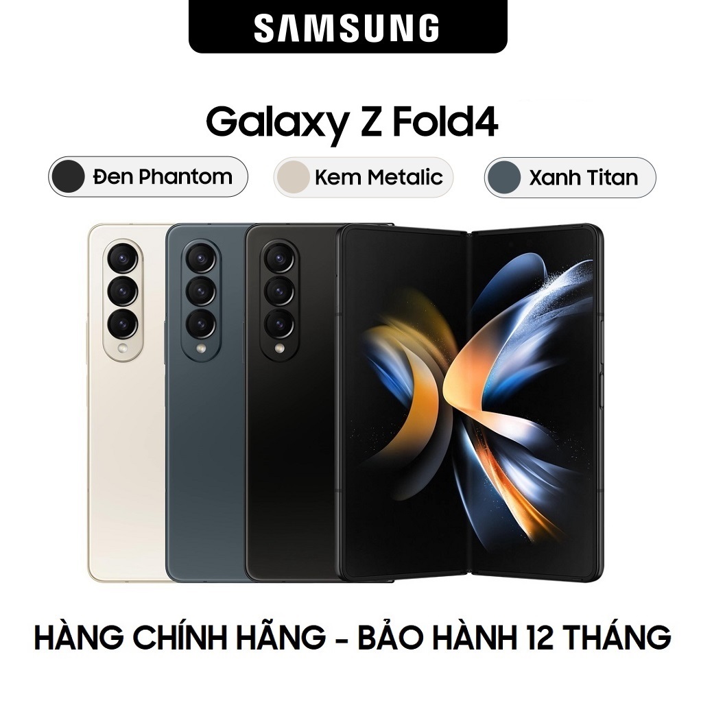 Điện Thoại Samsung Galaxy Z Fold 4 5G - Hàng Chính Hãng - Nguyên Seal | Bảo Hành 12 Tháng