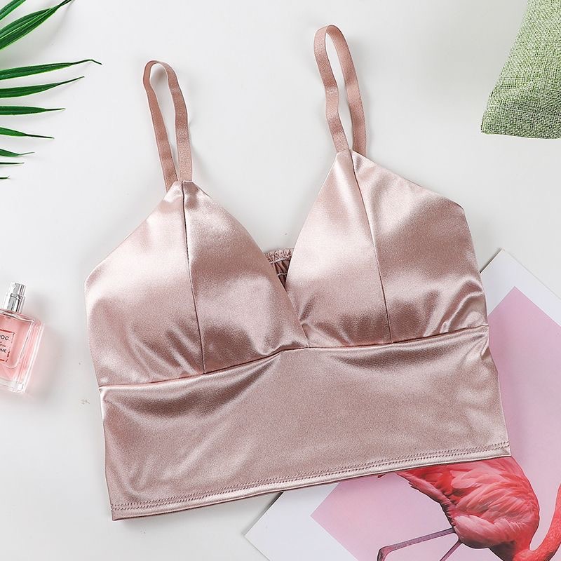 Áo 2 dây cổ V màu trơn đơn giản cực xinh cho các nàng JD15 - Áo Croptop nữ