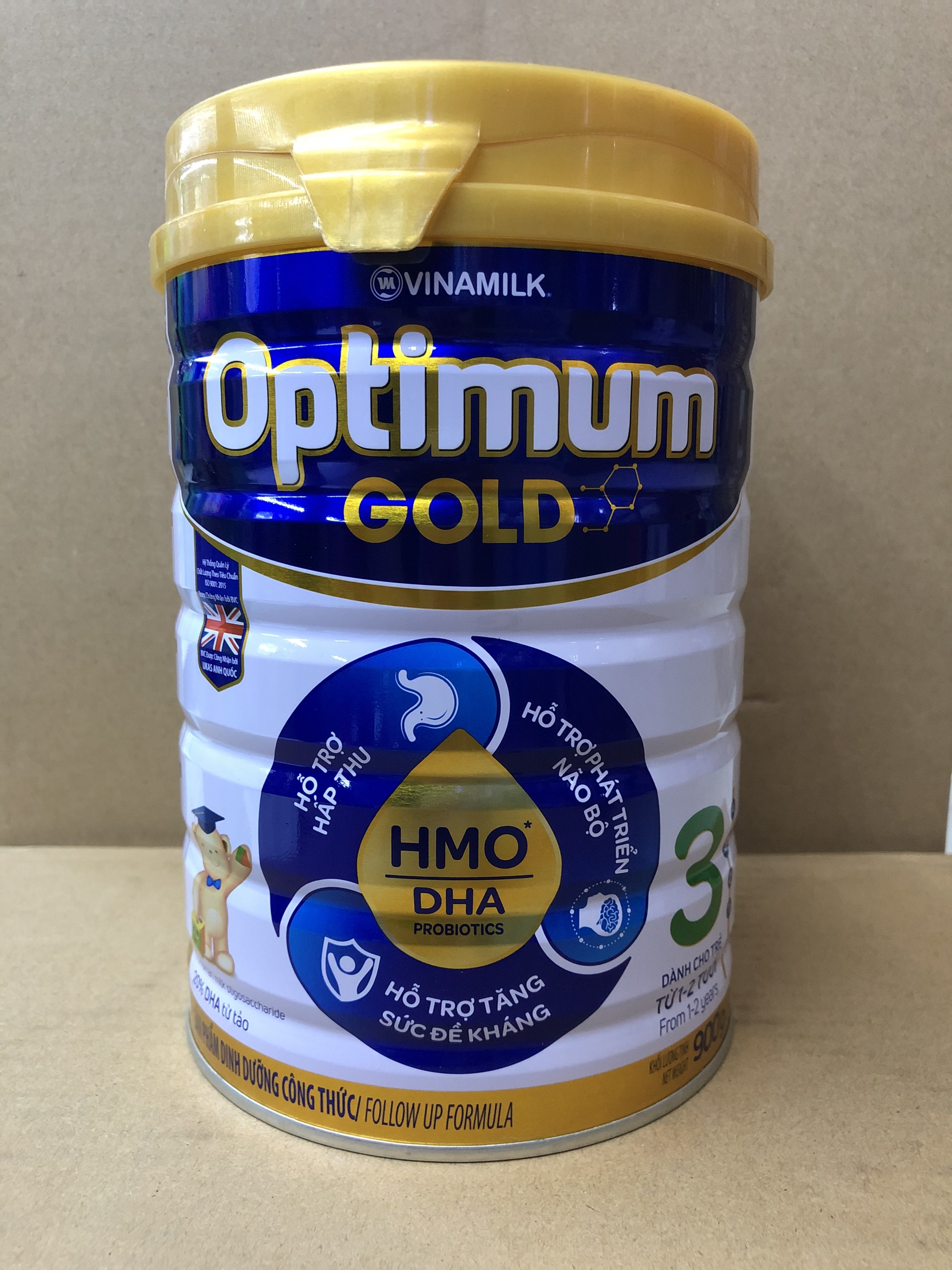 Sữa vinailk optimum gold 3 900g