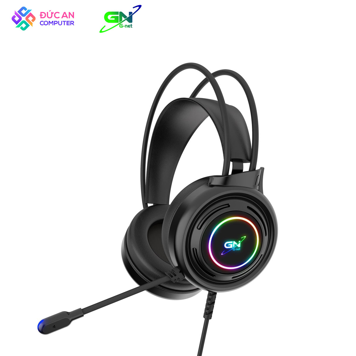 Tai Nghe Chơi Game Có Mic G-Net GH3 - Âm Thanh 7.1, Led RGB
