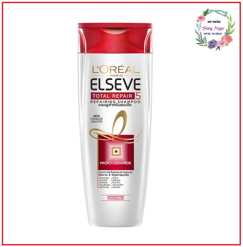Dầu Gội Phục Hồi Loreal Paris Elseve Total Repair 5 Repairing Conditioner