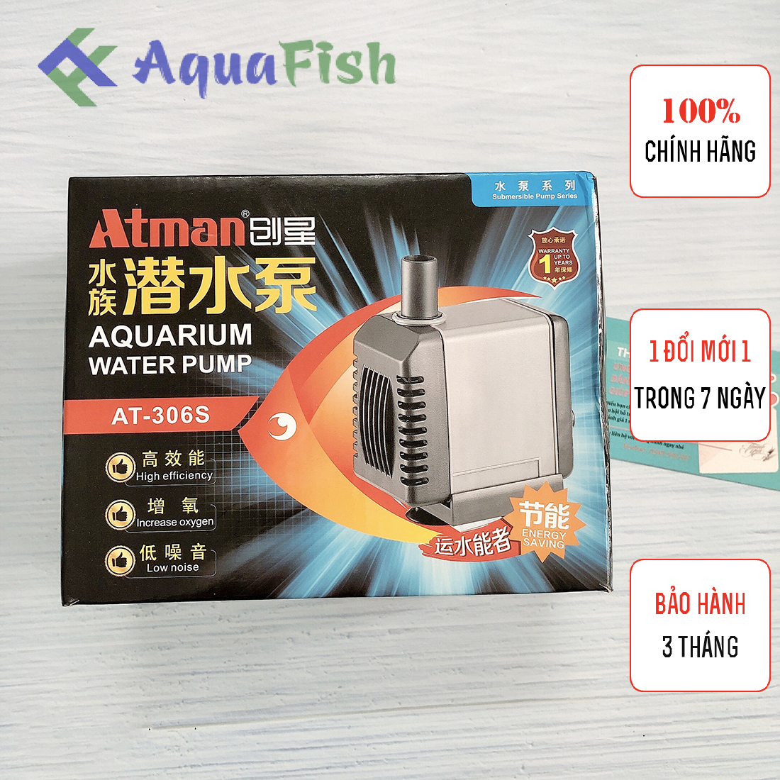 Máy bơm chìm bể cá trong nhà atman at 301s đến atman at 306s