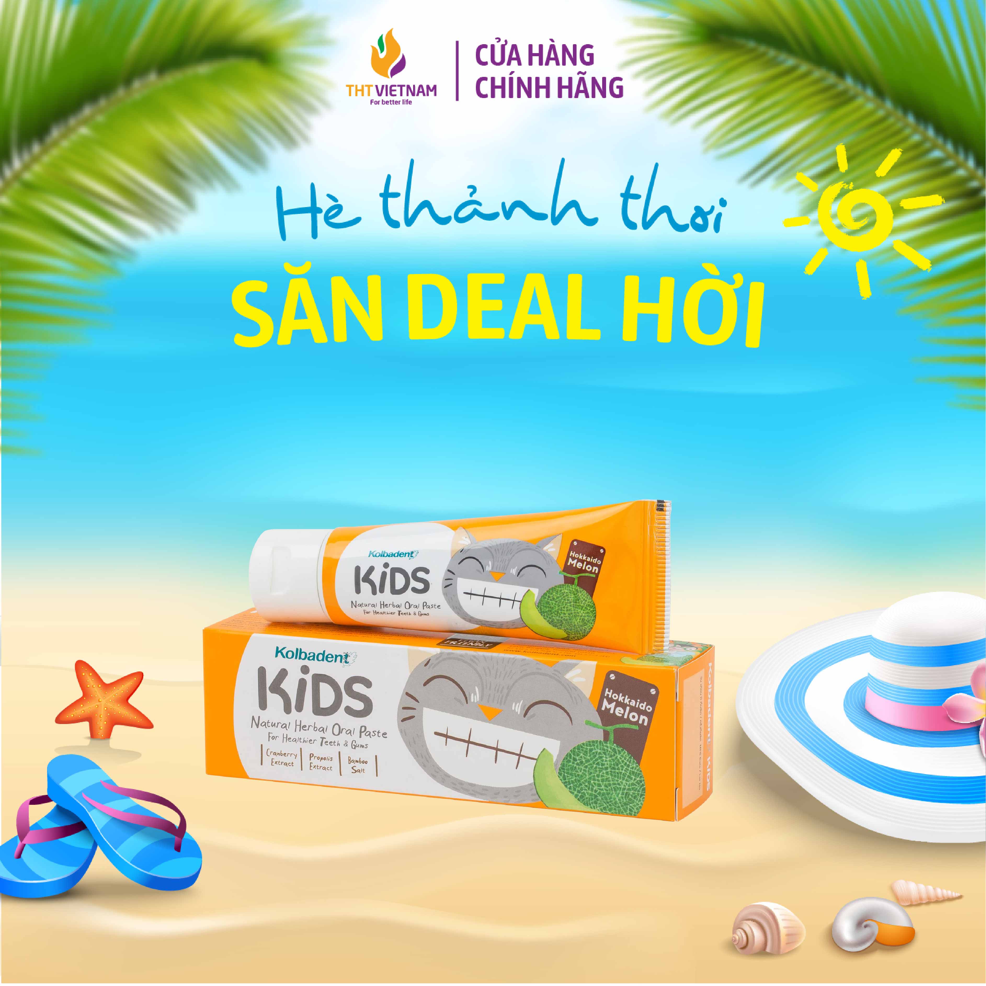 Kem đánh răng trẻ em Kolbadent Kids 50g