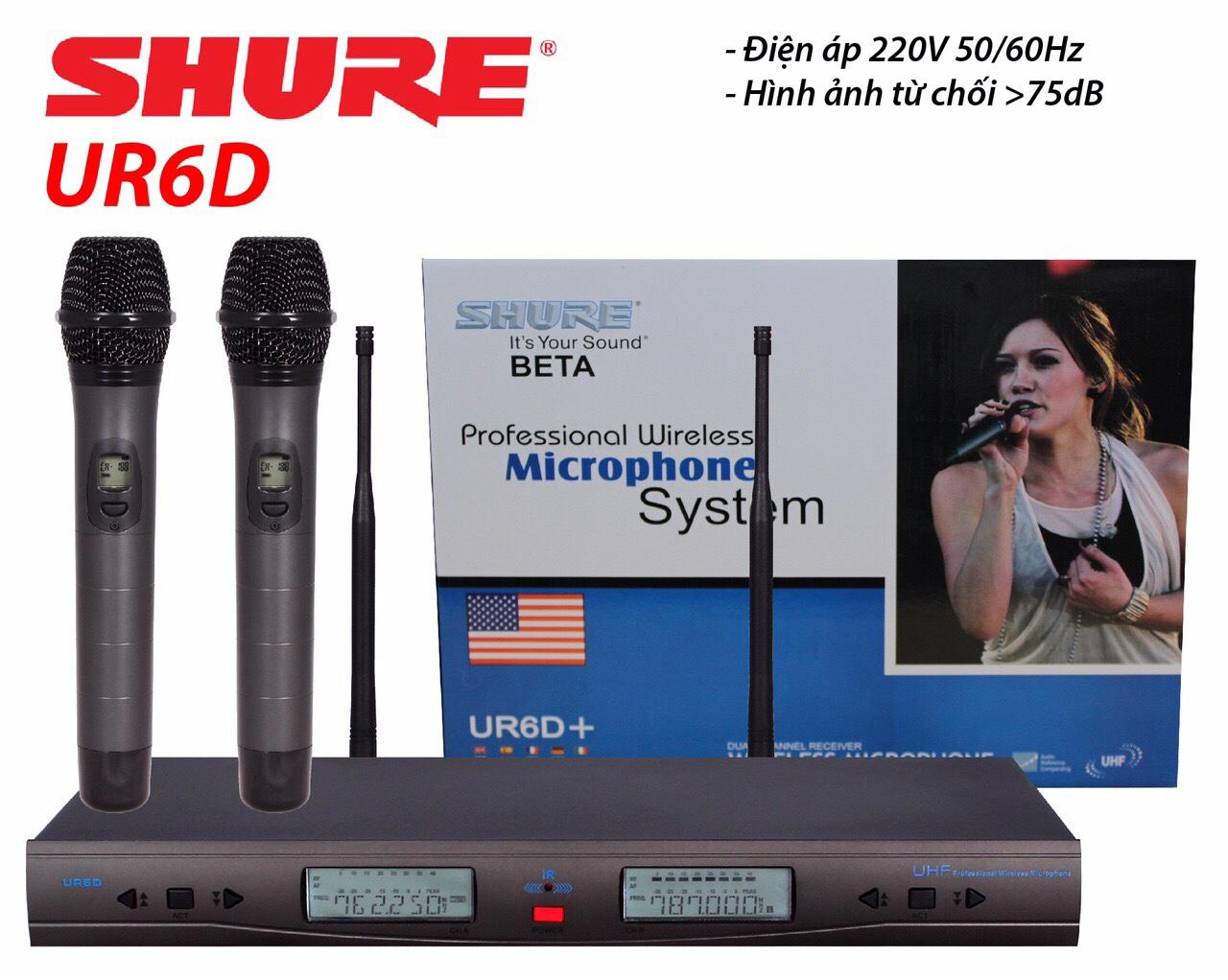 Micro không dây shure ur6d