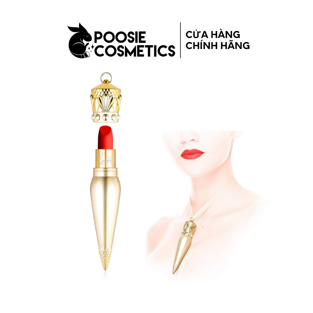 Son louboutin velvet matte diva 505m đỏ cam