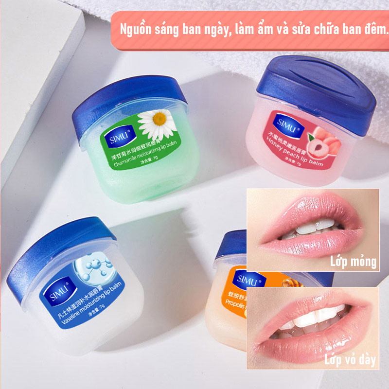 Vaseline dưỡng môi Lip Therapy 7g giúp dưỡng môi hồng và ẩm mịn