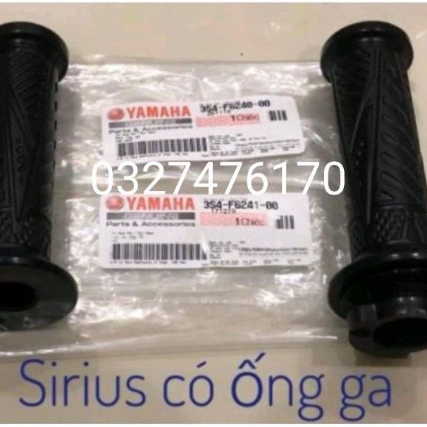 Cặp đôi bao tay nắm xe Sirius luôn ống ga zin yamaha