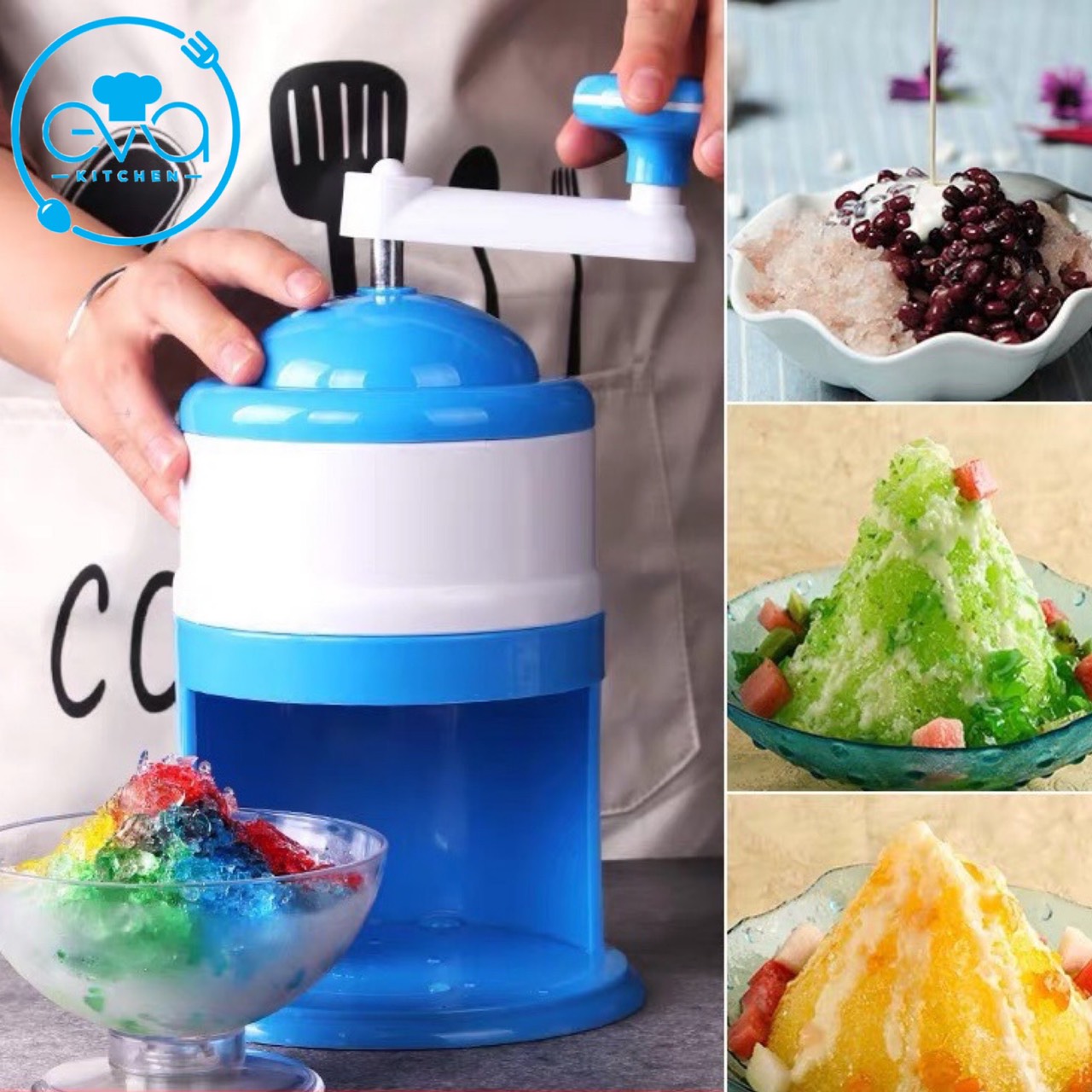 Máy bào đá xay đá tuyết quay bằng tay thông minh tiện lợi m3498