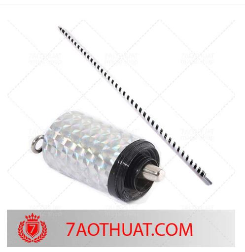 [HCM]Dụng cụ ảo thuật sân khấu vui nhộn : Khăn thành gậy thép sọc trắng đen