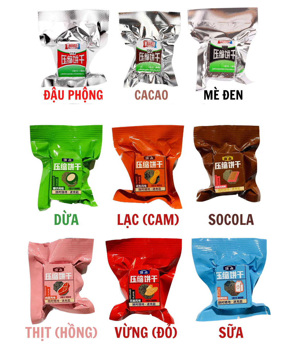 1KG lương khô mini trộn nhiều vị - Lương khô nhỏ, tiện lợi, dinh dưỡng