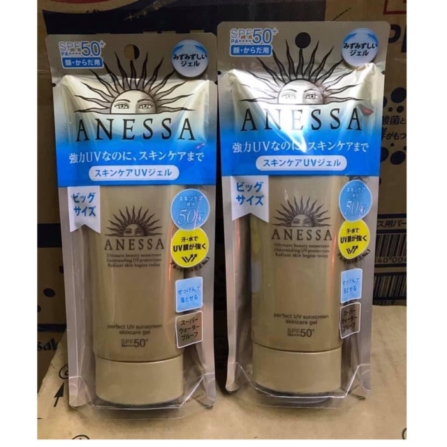 [HCM]Kem Chống Nắng Anessa Perfect UV Sunscreen Skincare Gel Spf 50+ Pa++++ (90g)