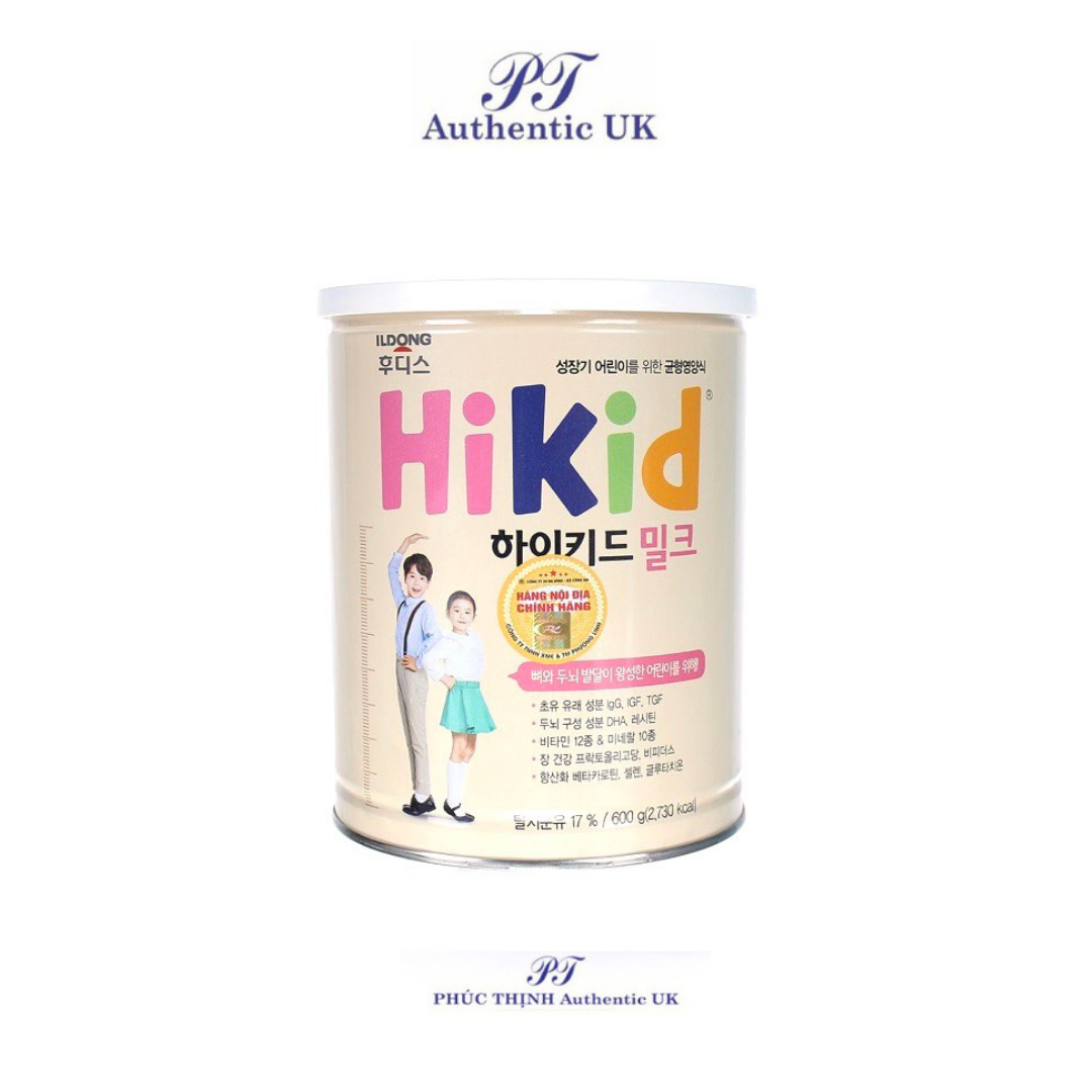 Sữa hikid vani cho bé nội địa hàn 600g date 2023
