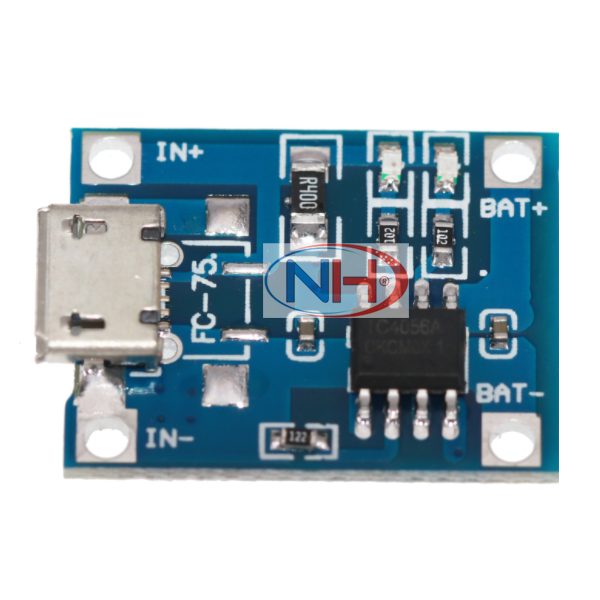 Combo 2 mạch sạc Pin lithium TC4056A TP4056 cổng sạc Micro USB 1A