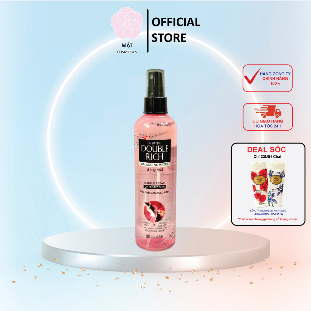 Nước dưỡng tóc Double Rich chăm sóc tóc khô sơ hư tổn 250ml