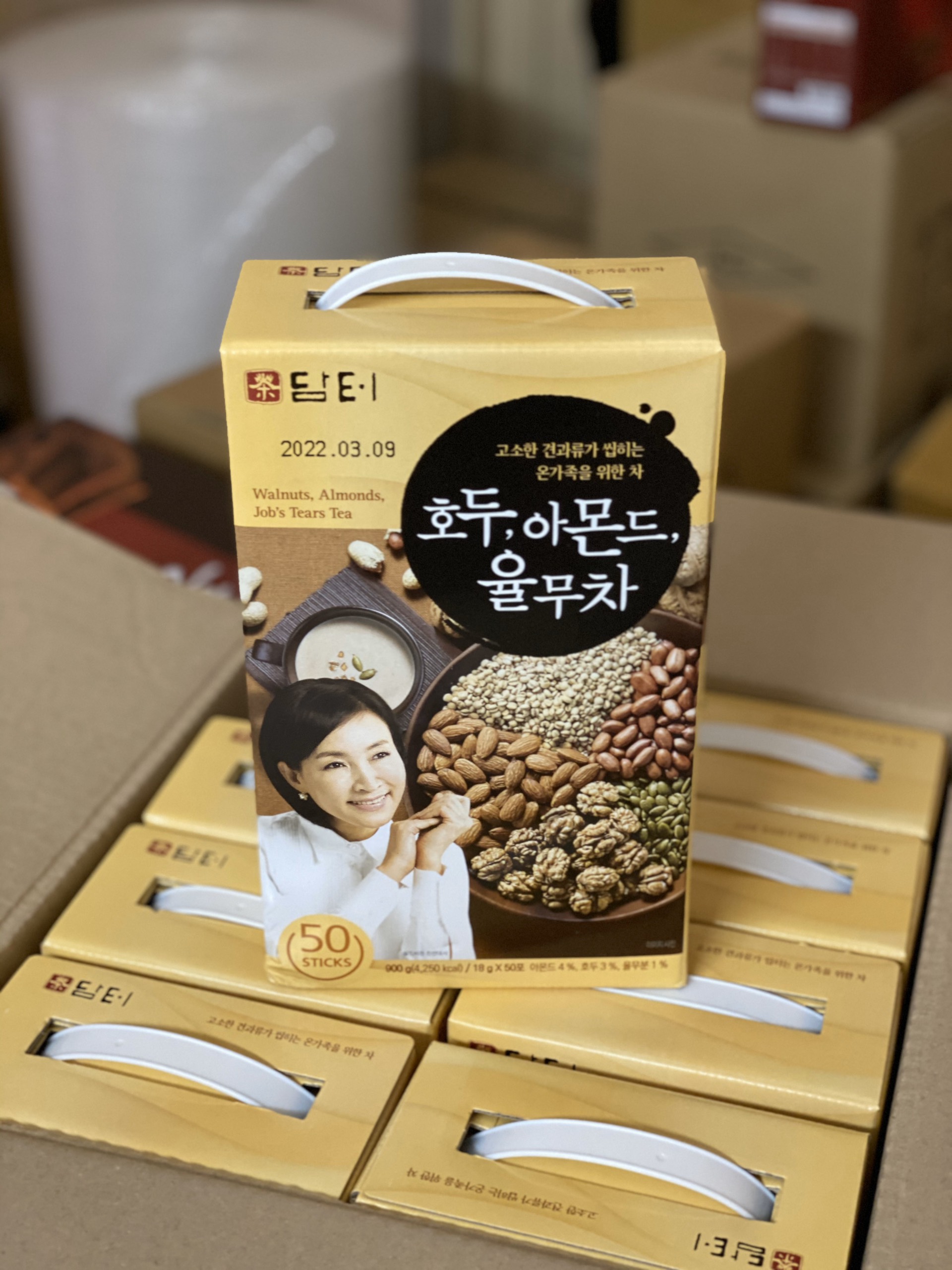 [CHÍNH HÃNG] Bột ngũ cốc dinh dưỡng Damtuh Hàn Quốc 50 gói x 18gr -  bổ dưỡng, ổn định cân nặng, đẹp vóc dáng - GIÁ TỐT
