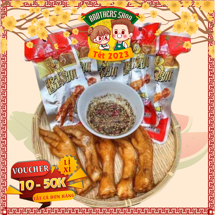 Combo 30 chân gà tứ xuyên cay ngon