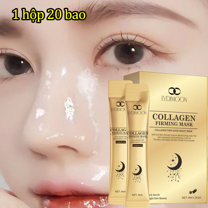 Mặt nạ ngủ dạng thạch nâng cơ LYDIMOON trắng da chống lão hóa mặt nạ ngủ dưỡng ẩm mặt nạ ngủ dạng gel mặt nạ Nhật Bản