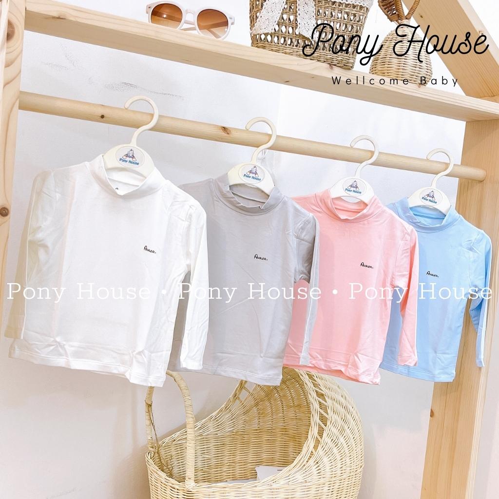 Áo giữ nhiệt avaler cổ 3cm chất sợi tre siêu mềm mại cho bé trai, bé gái sizetừ 6m - 3y