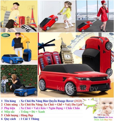 [HCM]Xe chòi đa năng bản quyền Range Rover (đặt hàng báo trước 2 tiếng)