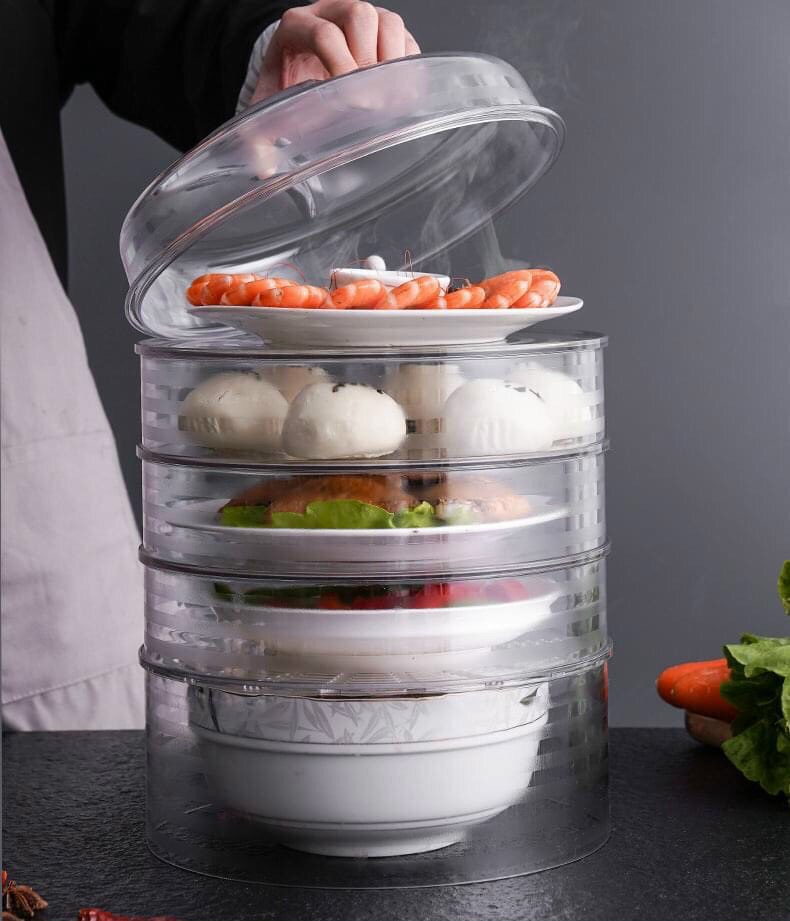 Lồng bàn đậy bảo quản thức ăn - nhiều tầng tiện dụng