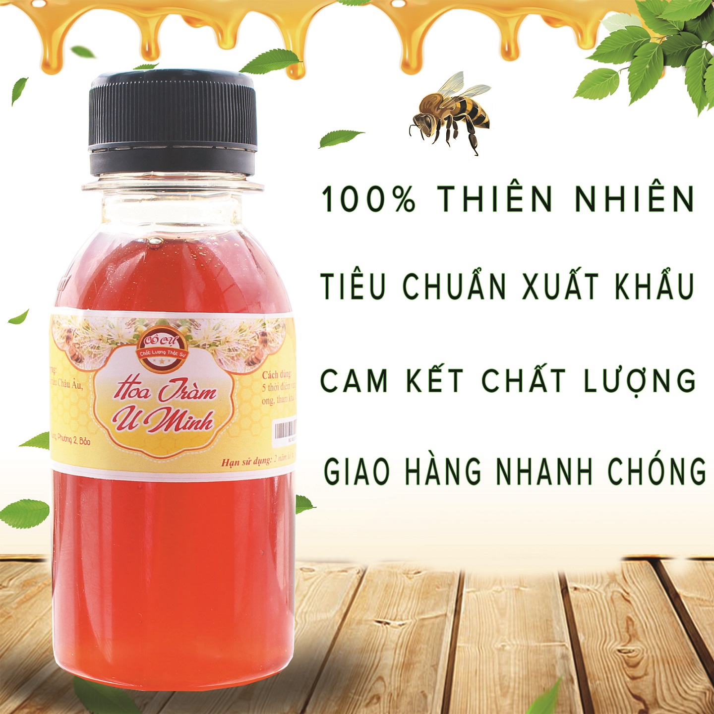 [Giá dùng thử ] Mật ong nguyên chất rừng tràm 100ml