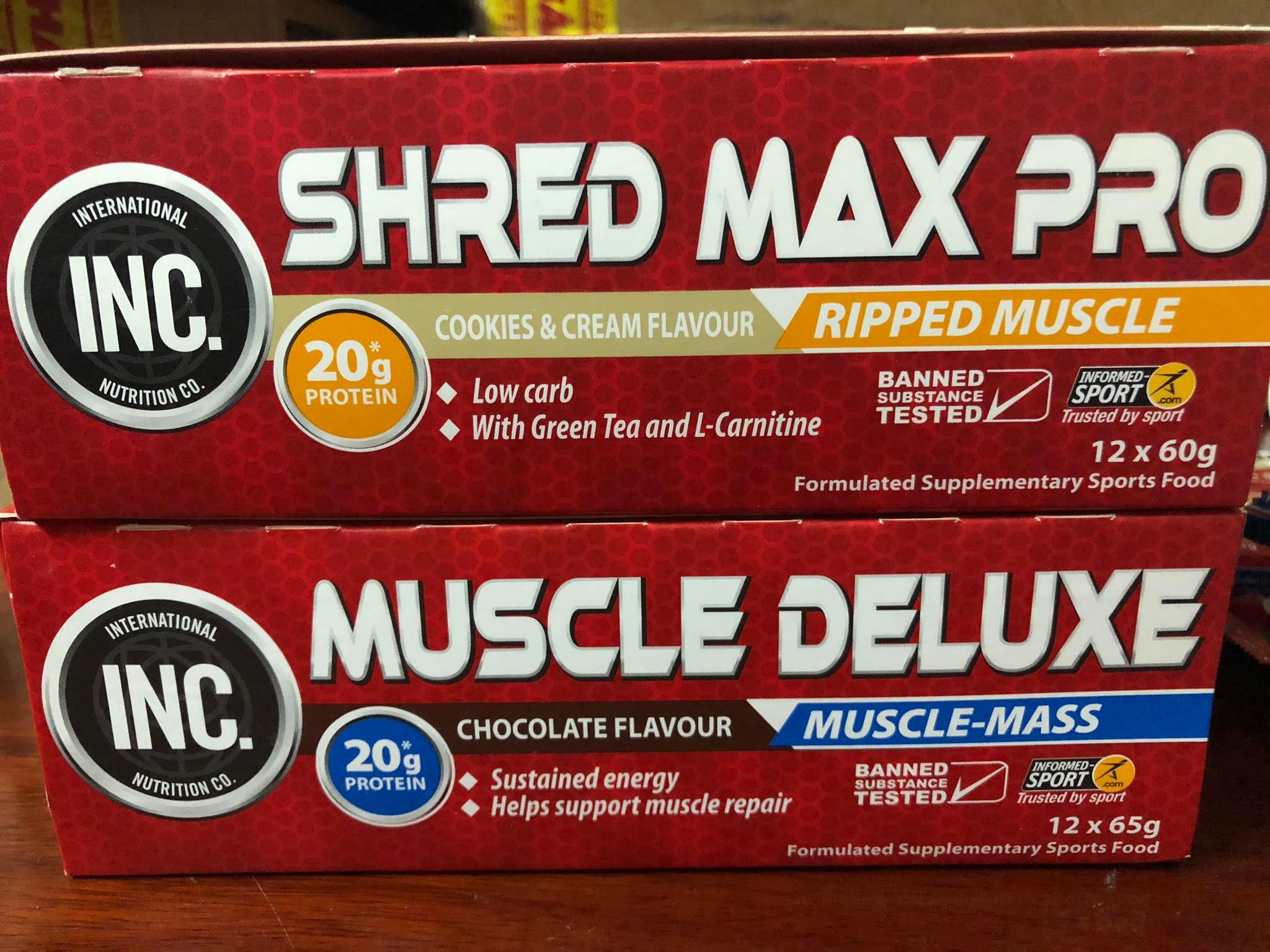 Shred max pro protein bar
