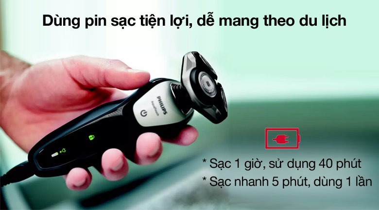 Máy cạo râu Philips S5083/03 - Cạo khô Cạo ướt Máy cạo râu Philips S5083/03 - Cạo khô Cạo ướt