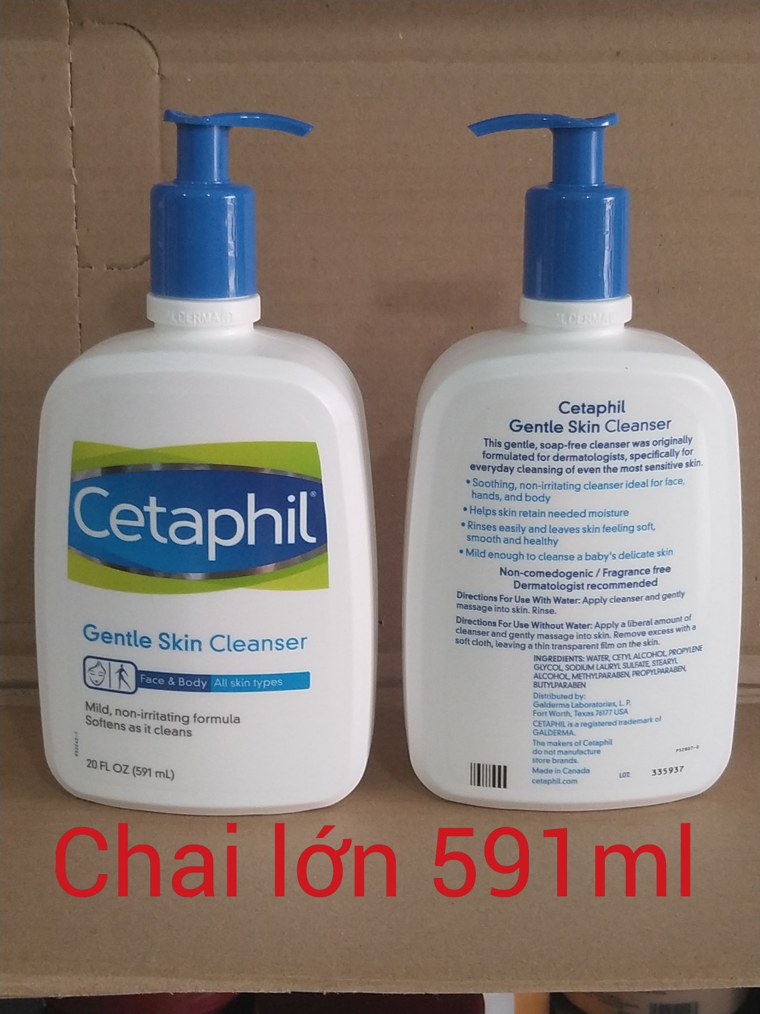 Sữa Rửa Mặt Cetaphil Dịu Nhẹ 591ml