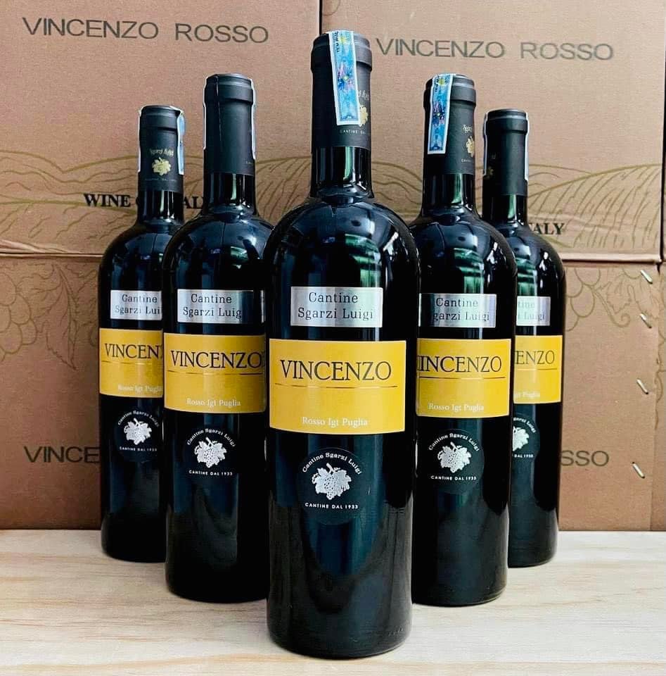 Rượu Vang Ngọt Vincenzo 10.5 . Vang Ý Nhập Khẩu