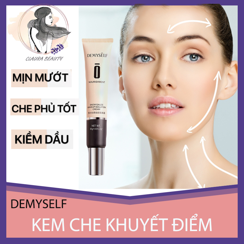 [HCM][MẪU MỚI] DEMYSELF Kem Che Khuyết Điểm Kem Lót Che Khuyết Điểm Cho Da Dầu Mụn Mịn Nhẹ Kiềm Dầu Như Phấn Nền Kem Dưỡng Chống Nắng Dùng Cho Cả Da Dầu Và Da Mụn Phù Hợp Mọi Loại Da OPEN SHOP