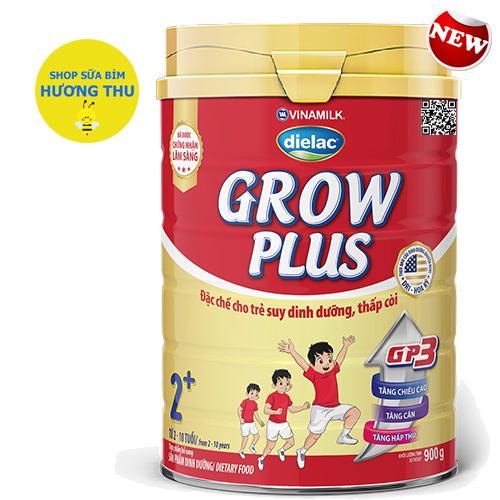 Sữa bột vinamilk dielac grow plus 2+ lon đỏ 900g