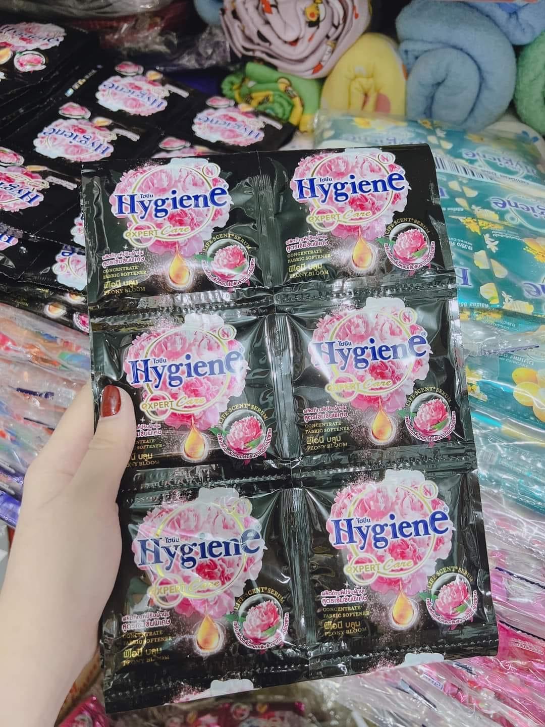 COMBO 5 DÂY 60 Gói 20ml Xả vải Hygiene Thái Lan SIÊU THƠM, ĐẶC, hàng CHÍNH HÃNG