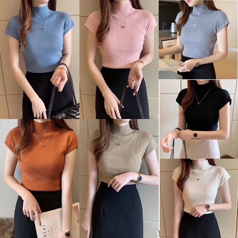 Áo len tay hến hàng quảng châu nhiều màu sang chảnh