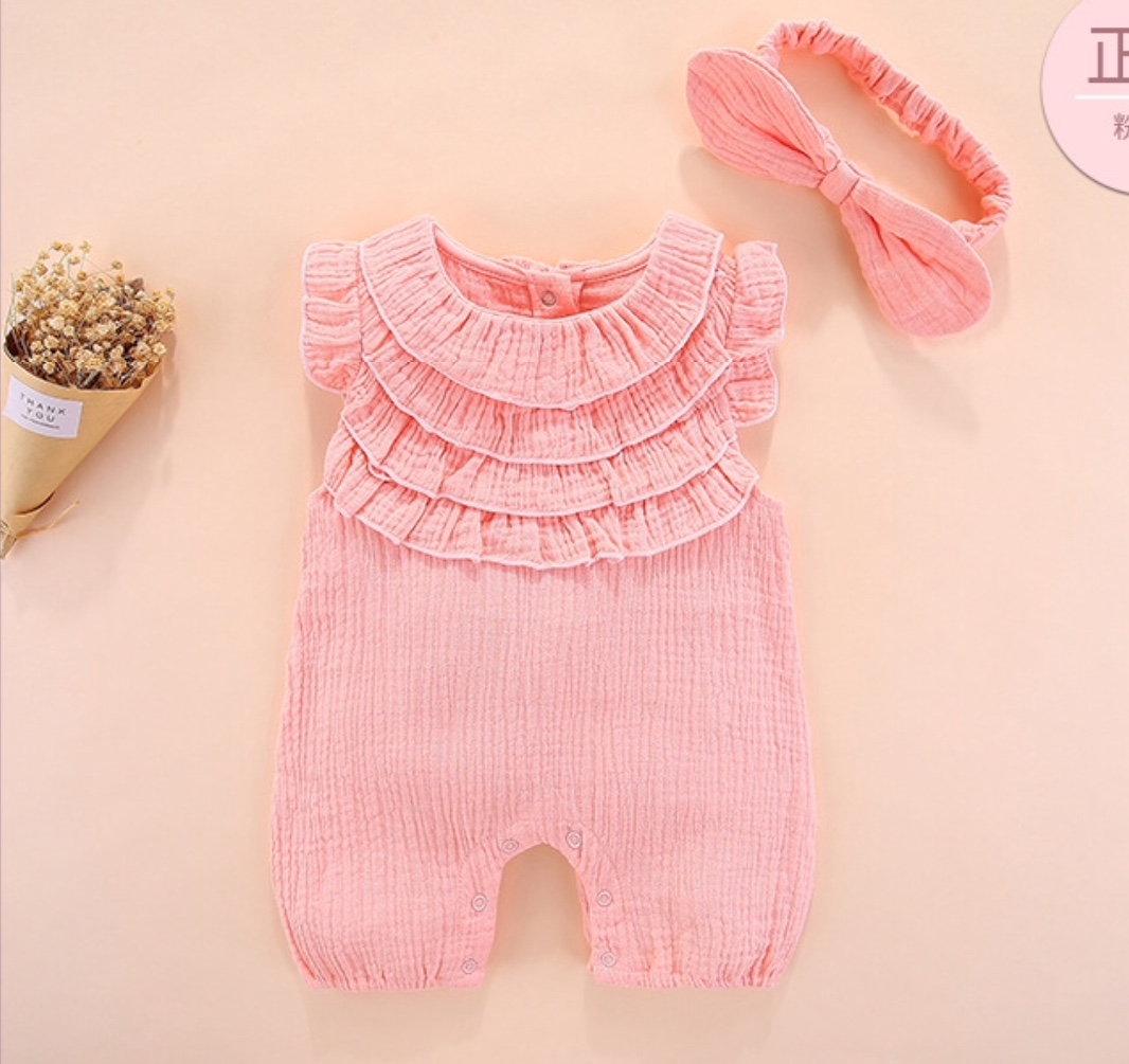 Set Body đùi kèm turban điệu xinh cho bé gái