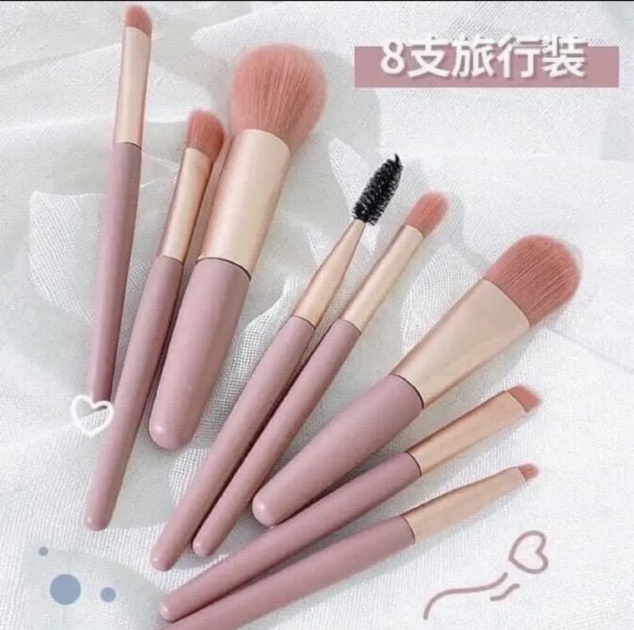 Set cọ trang điểm 8 cây siêu tiện lợi đáng iuuu