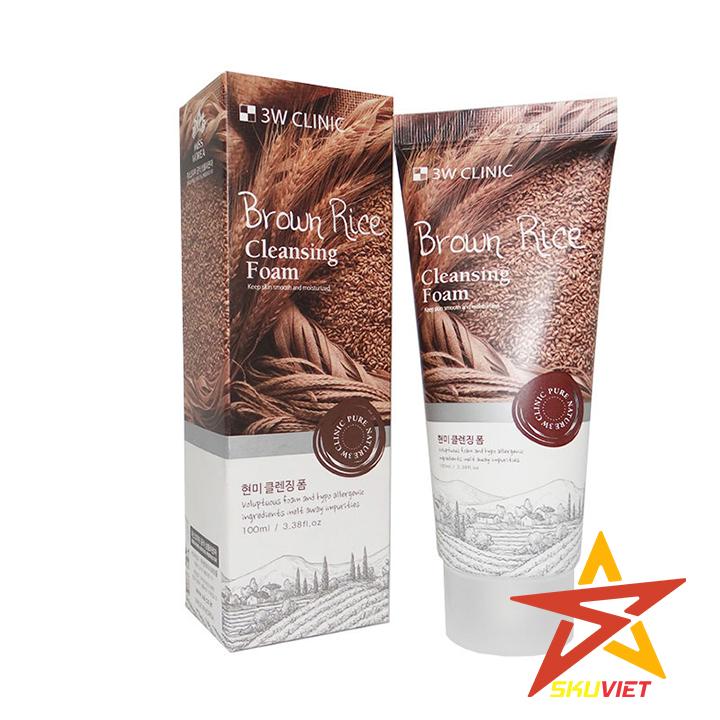 Sữa rửa mặt gạo 3w clinic 100ml