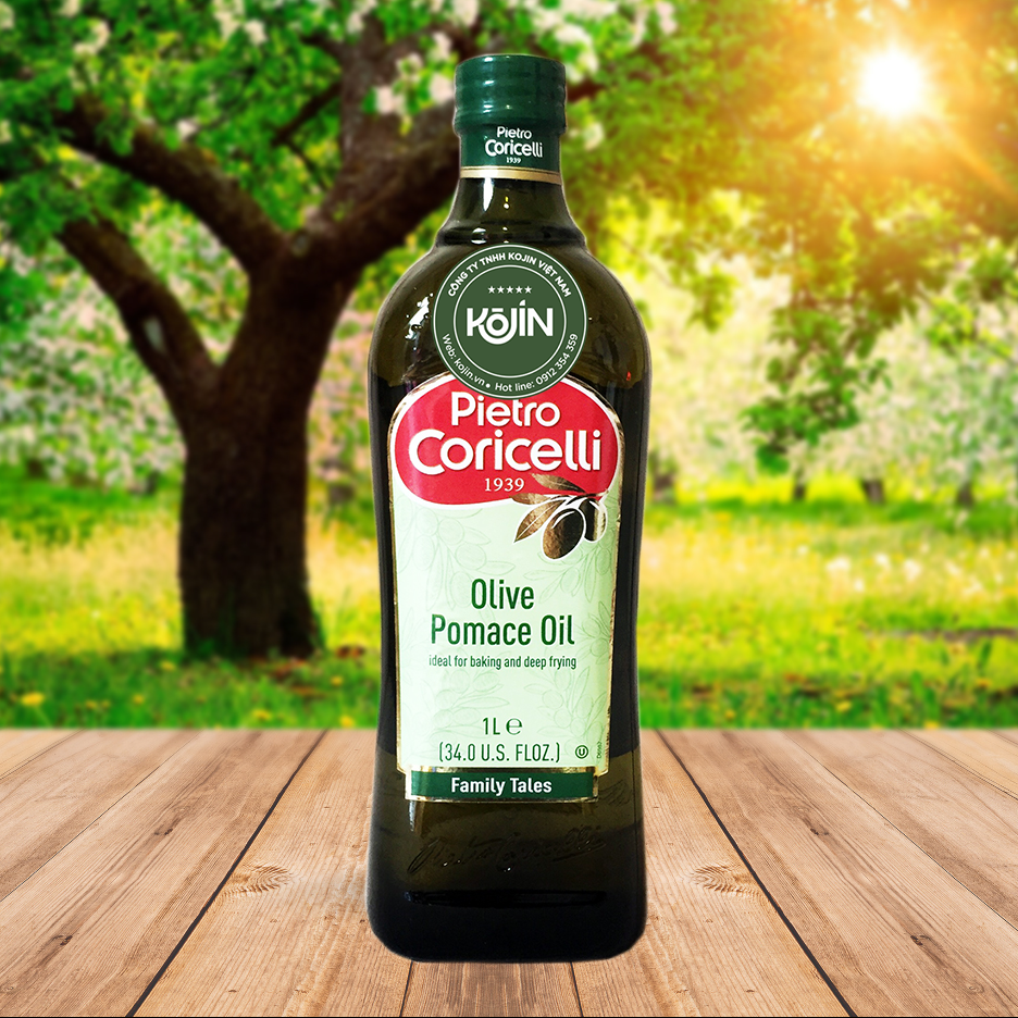 Dầu oliu kojin chính hãng ý dầu olive được chiết xuất từ quả tươi nk nguyên chai thủy tinh 1l nhãn hiệu pietro hàng mới về
