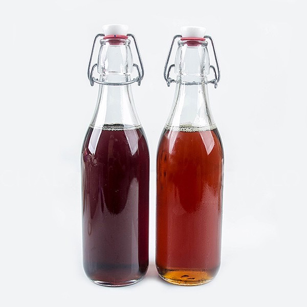COMBO 3 CHAI THỦY TINH NẮP QUAI CÀI (NẮP KẸP) 500ML ĐỰNG NƯỚC, SỮA, SINH TỐ, MẬT ONG, NƯỚC ÉP