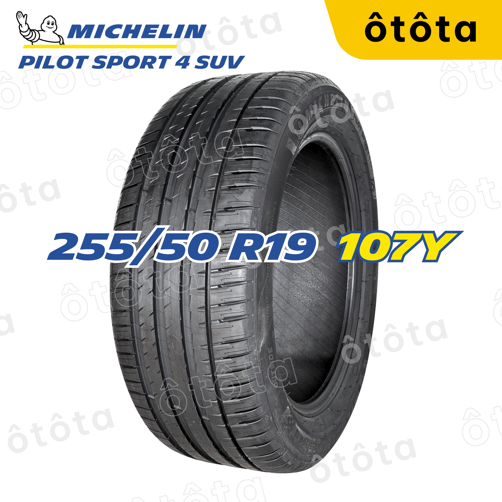 Lốp ô tô Michelin 255/50 R19 107Y Pilot Sport 4 SUV – Chính Hãng BH 6 năm (255/50R19, 255 50 R19)