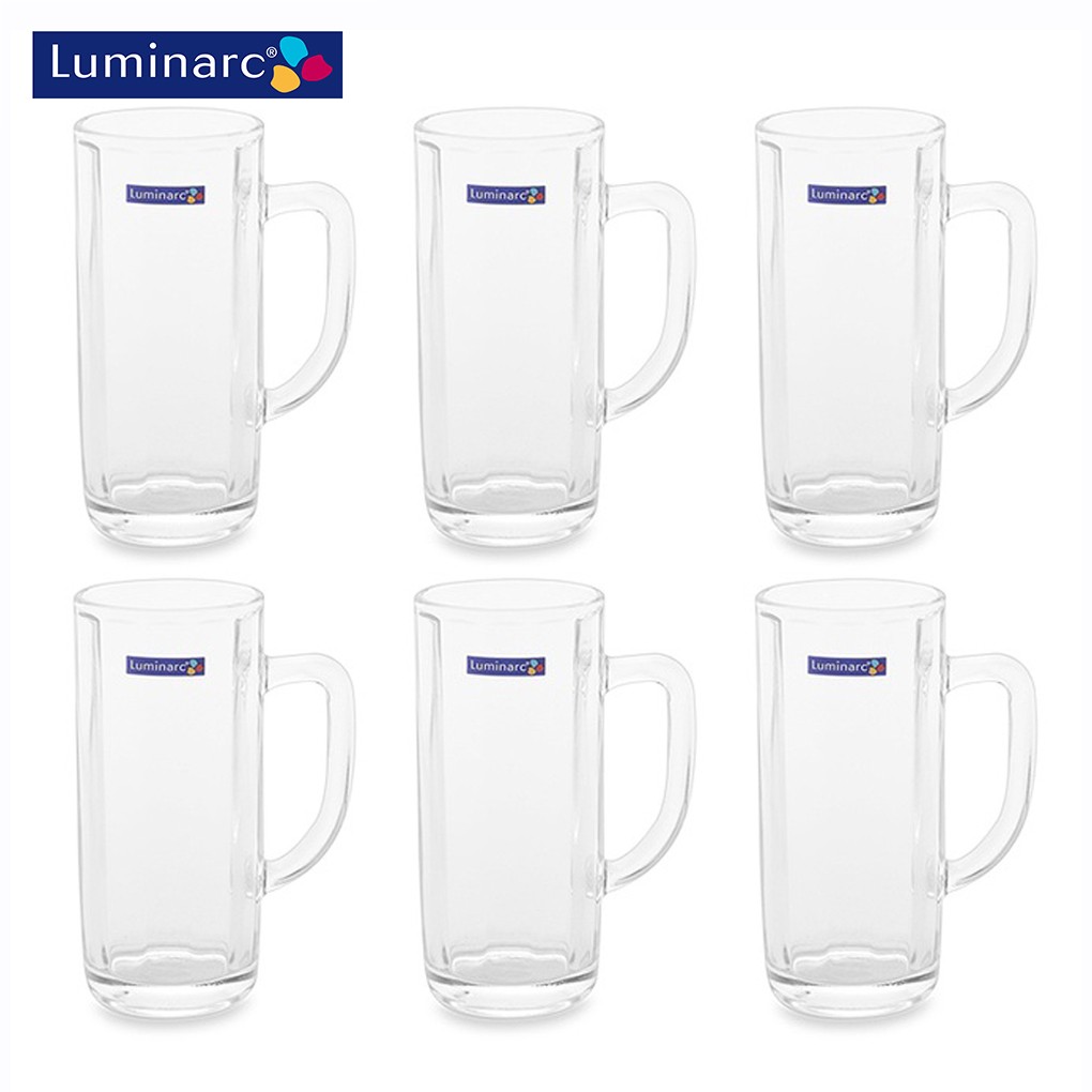 Bộ 6 ly bia thủy tinh Luminarc Minden 380ml G2617
