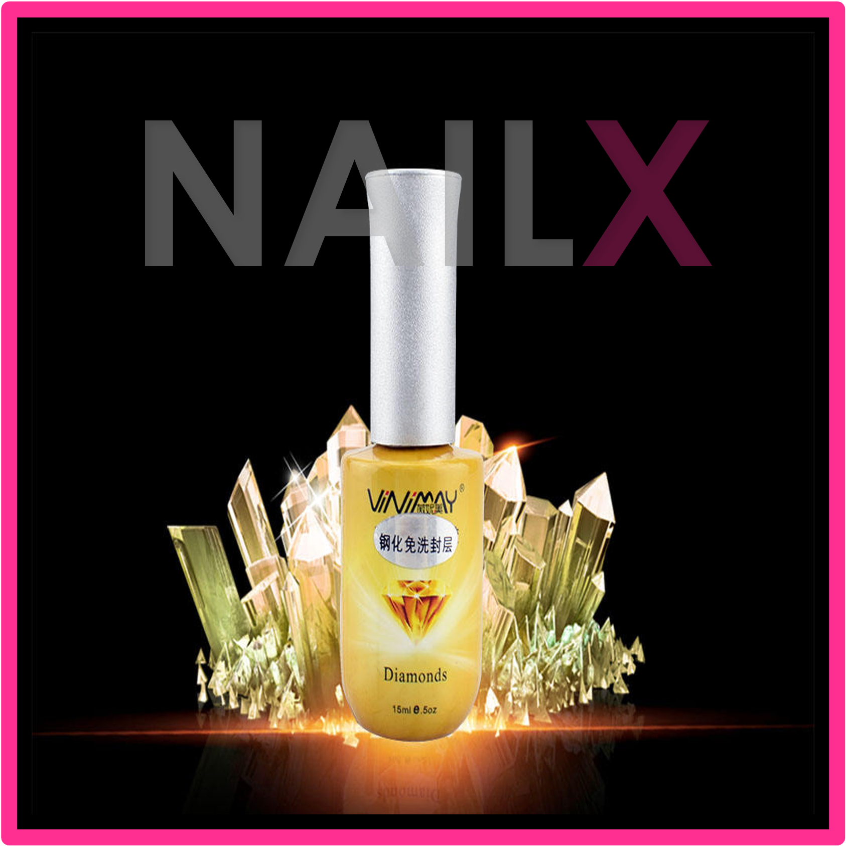 Sơn gel top kim cương Vinimay chính hãng 15ml