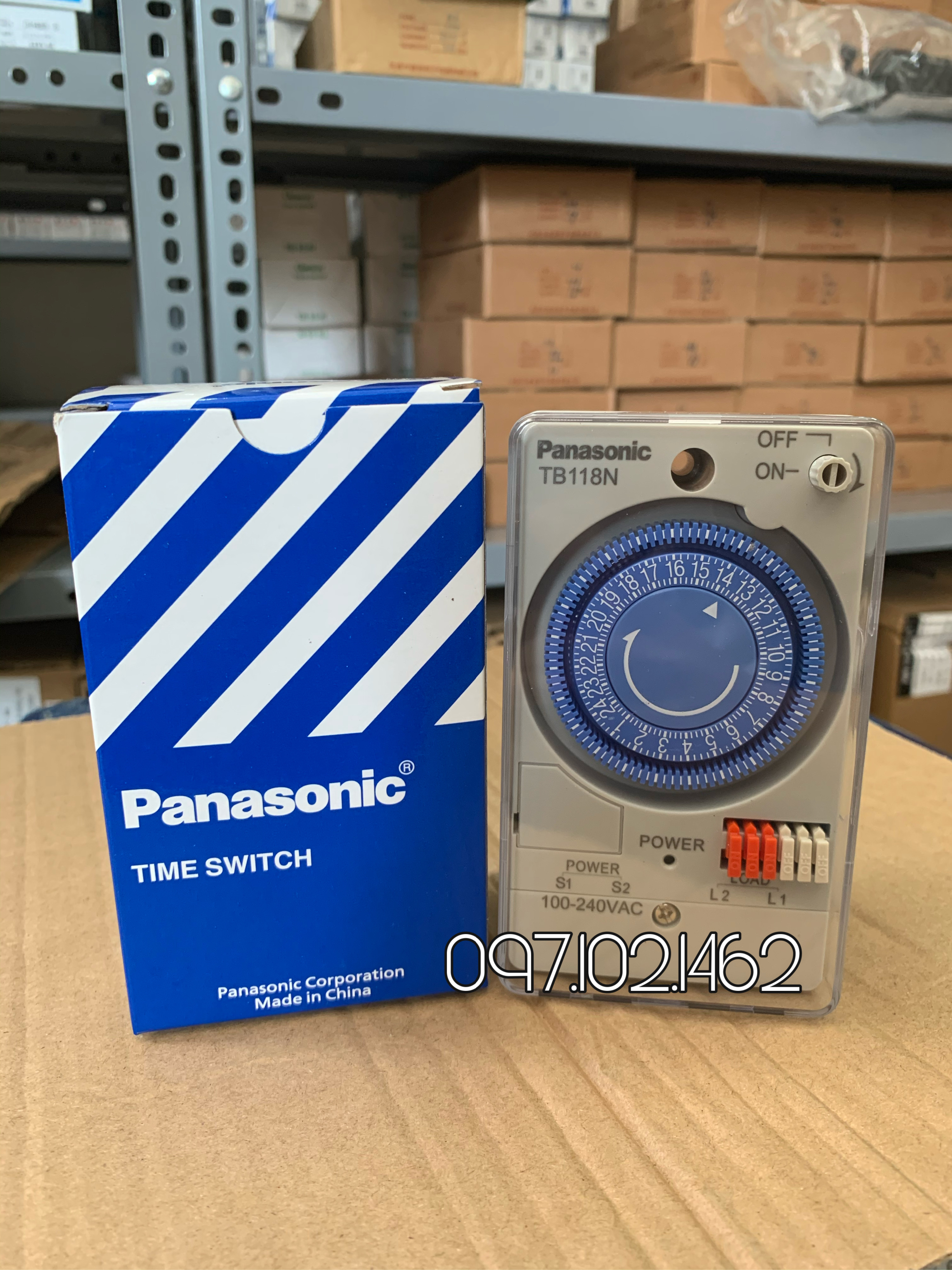 ĐỒNG HỒ CÔNG TẮC HẸN GIỜ TIMER PANASONIC TB118N TB118NE7