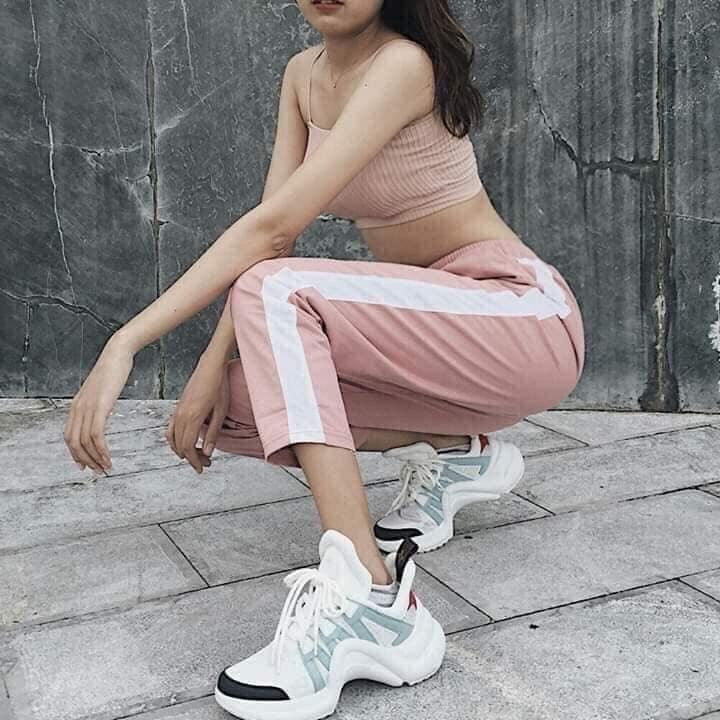 Quần kaki sọc - thời trang hè siêu hot