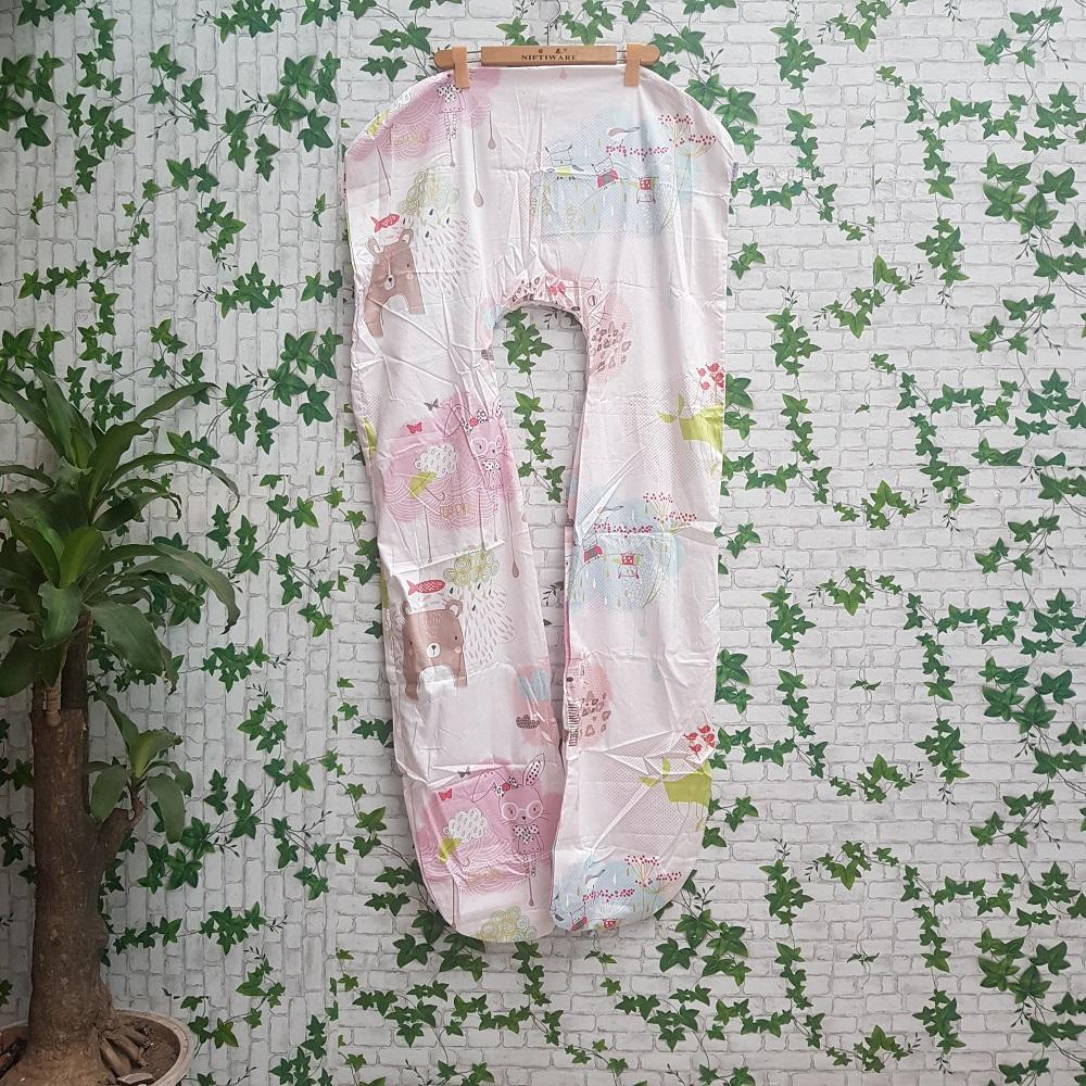 Vỏ Gối Ôm Chữ U Cho Bà Bầu THIVI - Cotton Hàn Quốc Cao Cấp Nhập Khẩu- Nhiều Họa Tiết