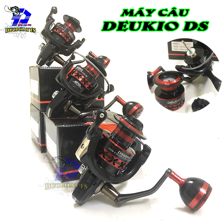 Máy câu deukio ds 5000 6000 7000 - tay quay nụm độ new 2020