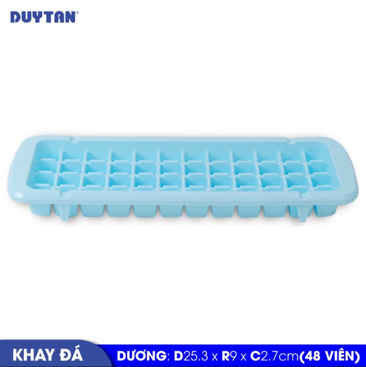 Khay đá 48 viên nhựa DUY TÂN (25.3 x 9 x 2.7 cm) - 13016 - Giao màu ngẫu nhiên